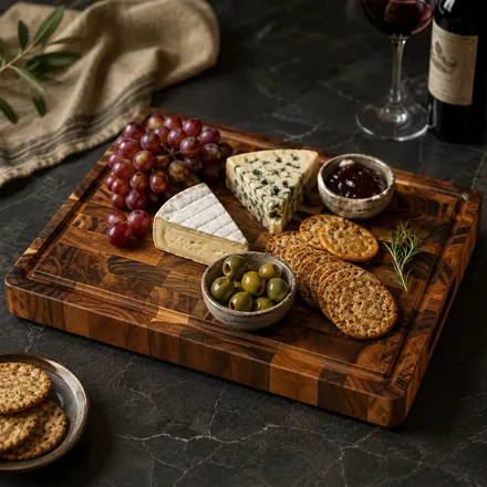 Walnut cutting board – use case